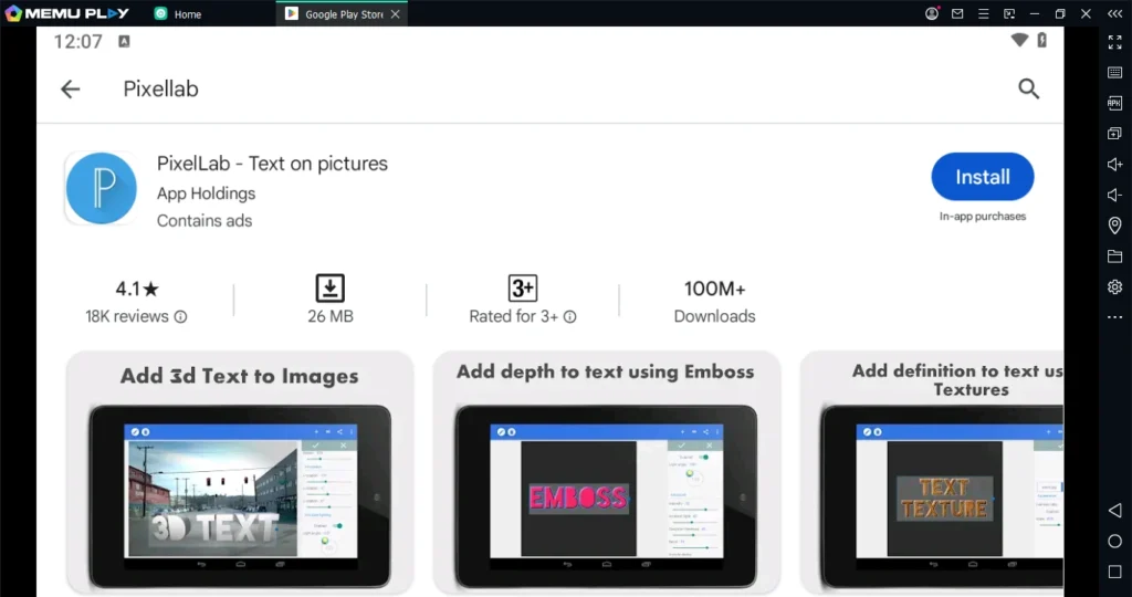 Install process of pixellab for pc